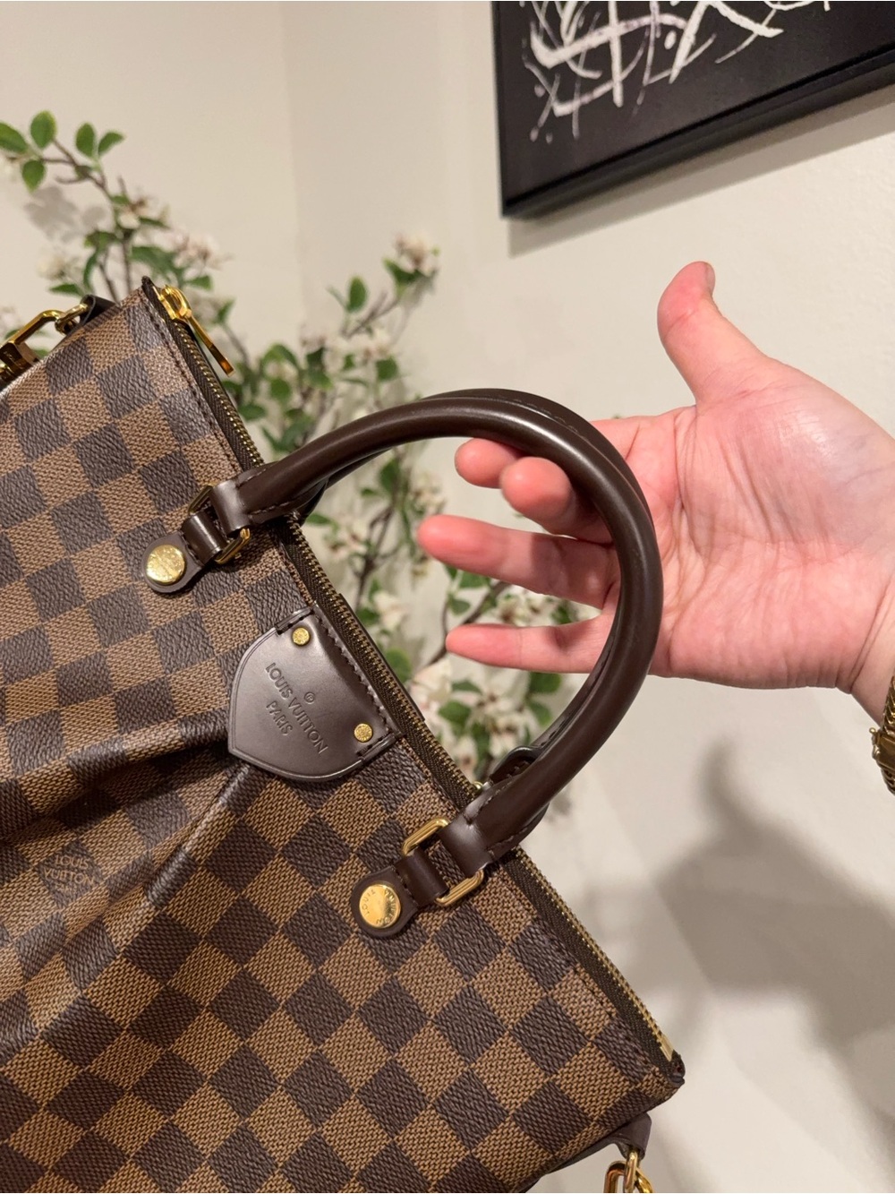 LV siena damier ebene PM - Picture 6 of 11